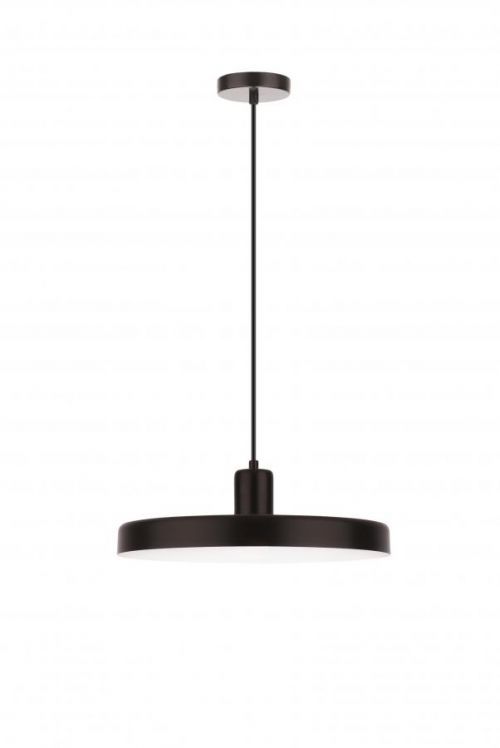 Nova Luce Moderní závěsné svítidlo Chioto v elegantním černém designu - 1 x 60 W, pr. 360 mm NV 540602