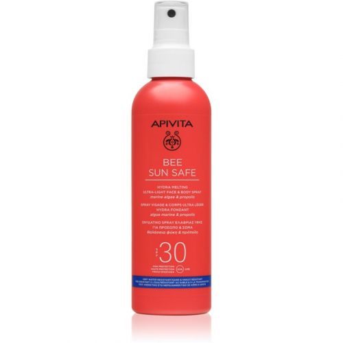 Apivita Bee Sun Safe ochranné opalovací mléko ve spreji SPF 30 200 ml