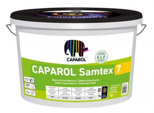 Barva vinylová Caparol Samtex7 bílý, 10 l