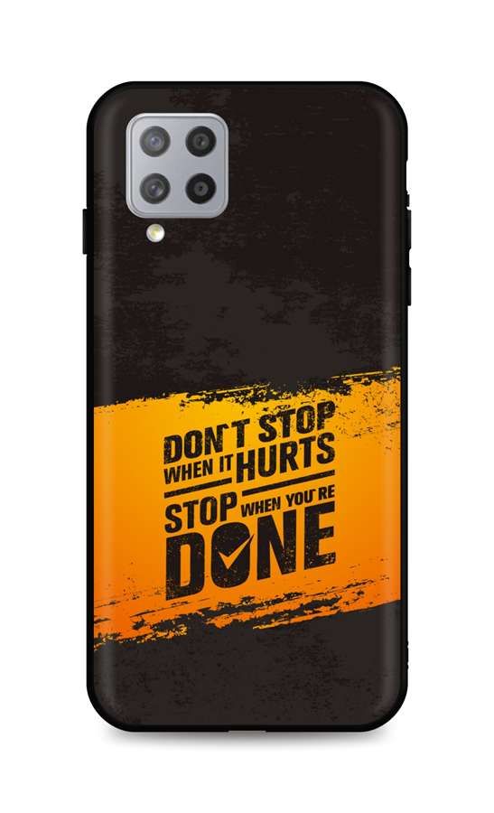 Kryt TopQ Samsung A42 silikon Don't Stop 56965