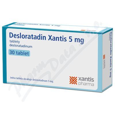 DESLORATADIN XANTIS 5MG neobalené tablety 30