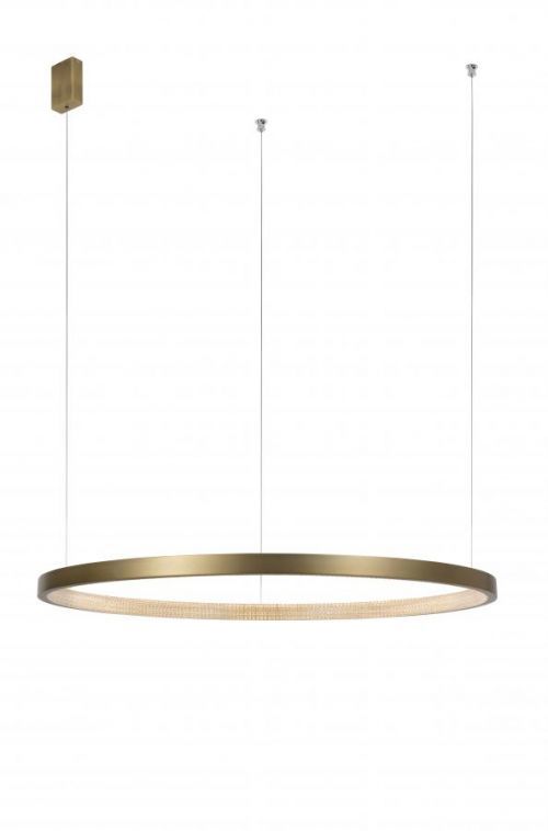 Nova Luce Elegantní závěsné LED svítidlo Vegas v luxusním zlatavém designu - 35 W LED, 1900 lm, pr. 1080 mm NV 86016805