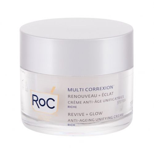 RoC Multi Correxion Revive + Glow Anti-Ageing Unifying Cream 50 ml vyživující krém proti vráskám pro ženy