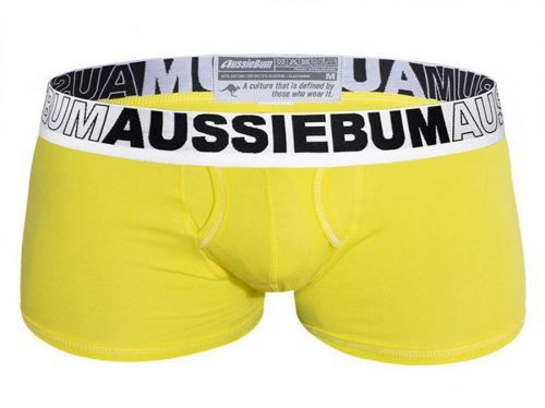 AussieBum SKLADEM ★ Pánské Push Up boxerky AussieBum EnlargeIT Hipster Sunshine Barva: Žlutá, Velikost: S