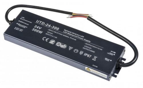 T-LED LED zdroj (trafo) 24V 300W IP67 Premium