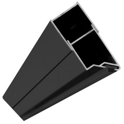 REA Magnetický uzavírací profil pro dveře Molier černý REA-K6395