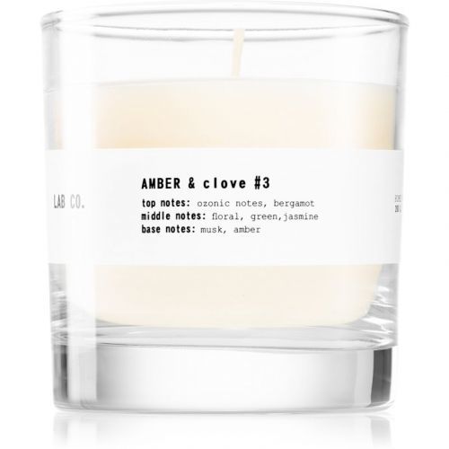 Ambientair Lab Co. Amber & Clove vonná svíčka 200 g