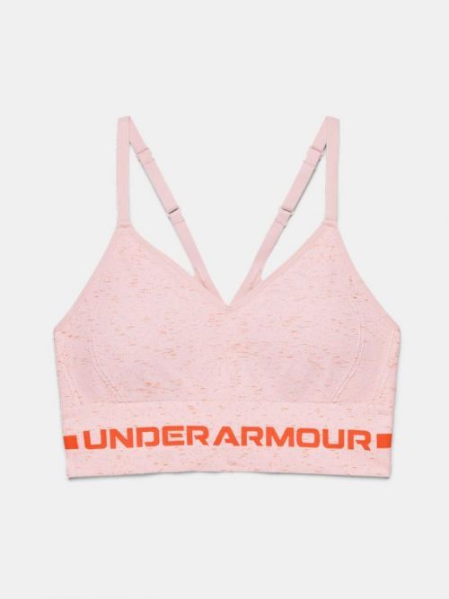 Podprsenka Under Armour UA Seamless Low Long Htr Bra-PNK