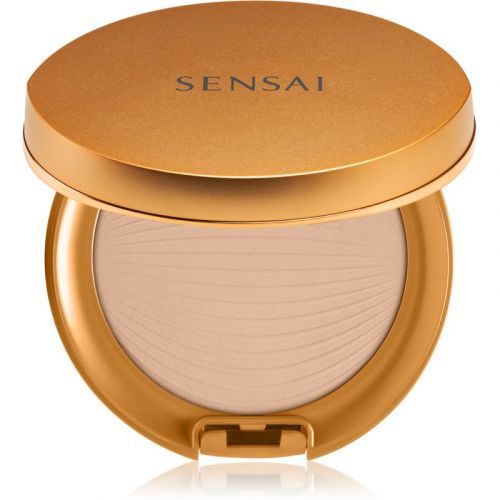 Sensai Silky Bronze Natural Veil Compact voděodolný pudr odstín SC02 Natural 8,5 g