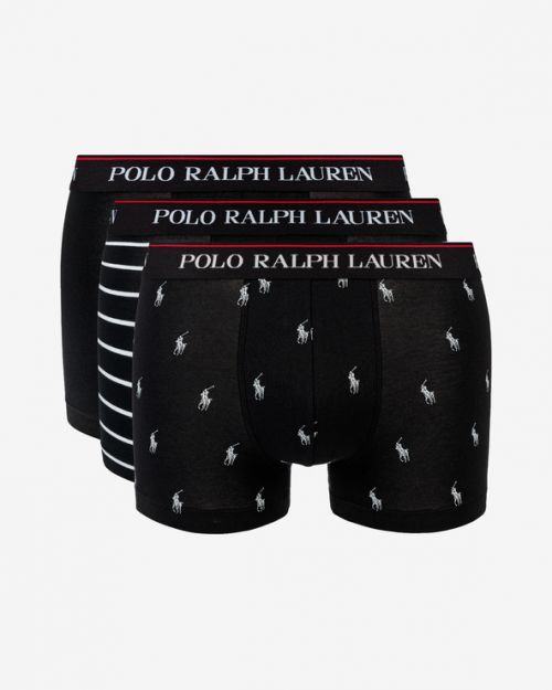 Polo Ralph Lauren Classic Boxerky 3 ks Černá
