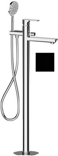 SAPHO PAX vanová baterie s připojením do podlahy, černá mat XA21/15