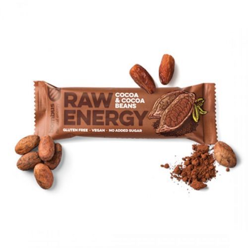 Tyčinka Raw Energy 50 g salty caramel & peanuts - Bombus
