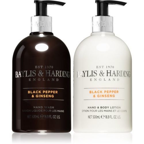 Baylis & Harding Black Pepper & Ginseng kosmetická sada pro čistou a zklidněnou pleť