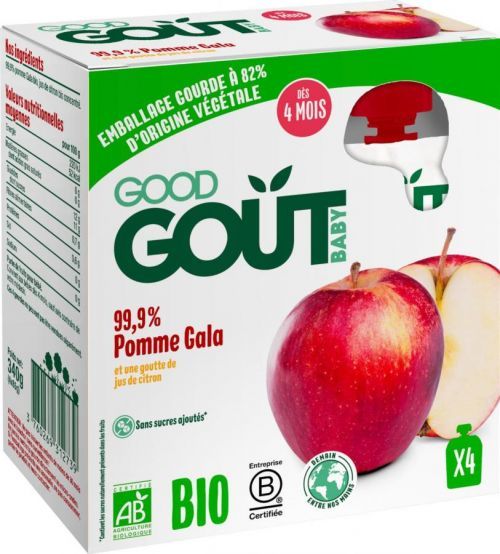 Good Gout BIO Jablko 4x85g