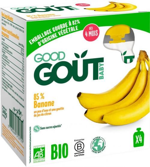 Good Gout BIO Banán 4x85g