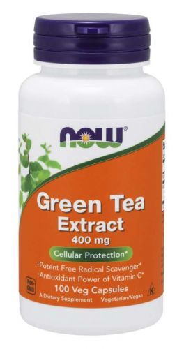 Extrakt zeleného čaje 400 mg 100 kaps. - NOW Foods