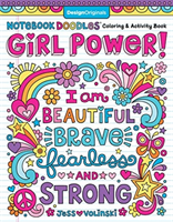 Notebook Doodles Girl Power!: Coloring & Activity Book (Volinski Jess)(Paperback)