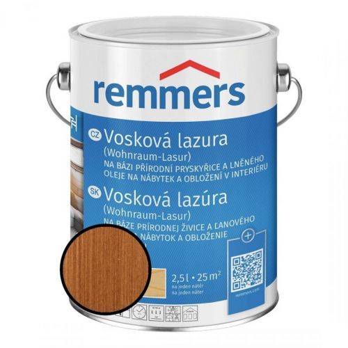 Emulze vosková Remmers Wohnraum Lasur 2307 třešeň 2,5 l