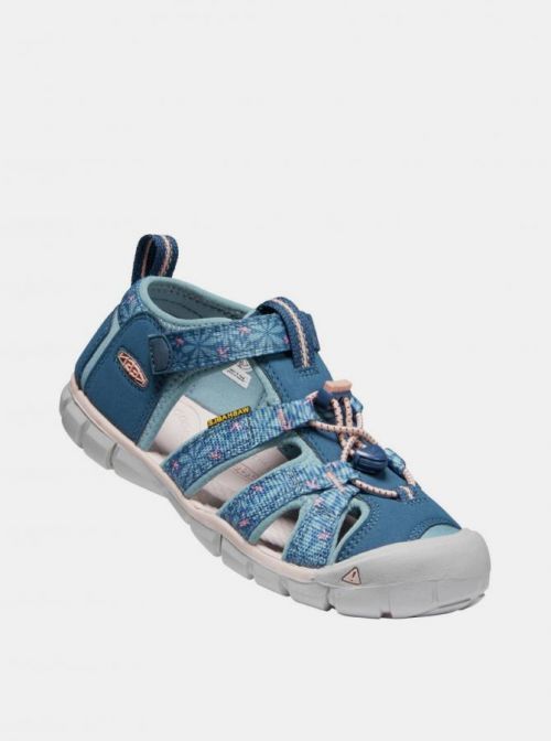 Modré holčičí květované sandály Keen