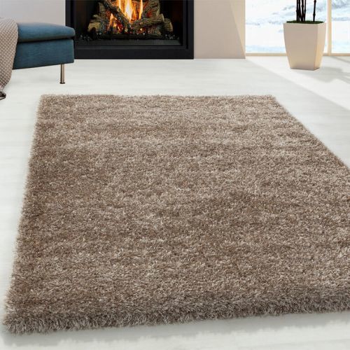 Kusový koberec SHAGGY Brilliant taupe 60 x 110 cm