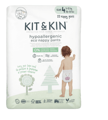 Kit & Kin eko plenky, velikost 4 pull ups 22ks