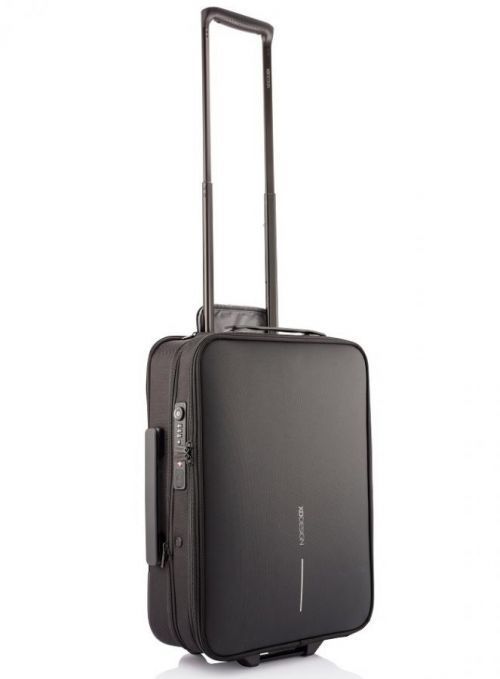 XD Design, Příruční kufr na kolečkách Flex Trolley, 15-30 L, černý