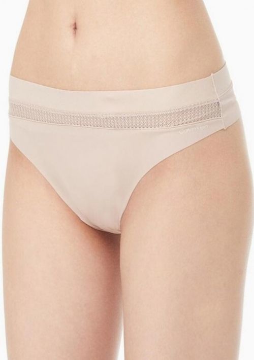 Dámská tanga Calvin Klein QF6047 L Smetanová