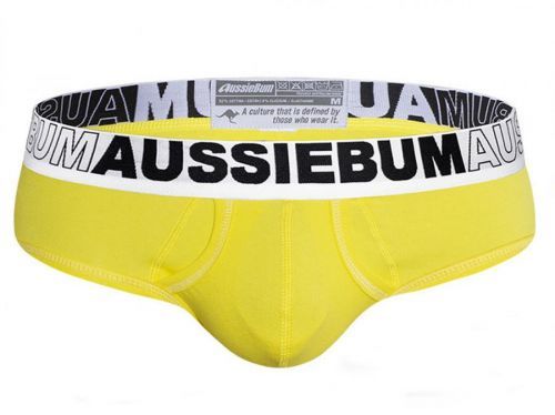 AussieBum SKLADEM ★ Pánské Push Up Slipy AussieBum EnlargeIT Brief Sunshine Barva: Žlutá, Velikost: S