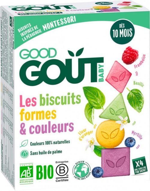 Good Gout BIO Sušenky barvy & tvary (80 g)