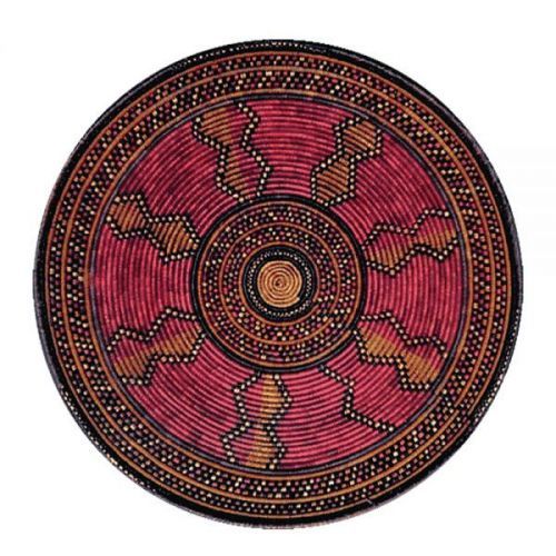 Oriental Weavers koberce Kusový koberec Zoya 418 X kruh - 120x120 (průměr) kruh cm Červená