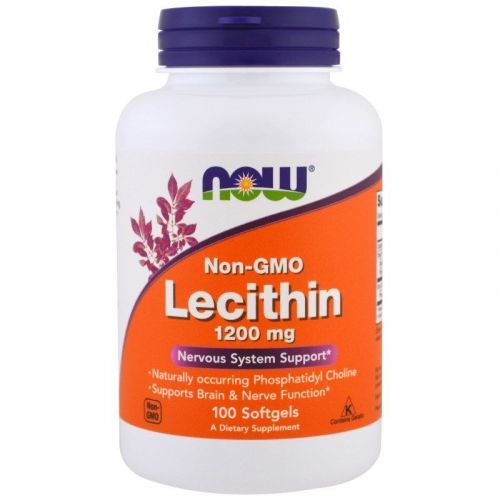 Lecitin 1200 mg 100 kaps. - NOW Foods