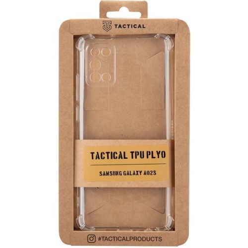 Tactical TPU Plyo Kryt pro Samsung Galaxy A02s Transparent