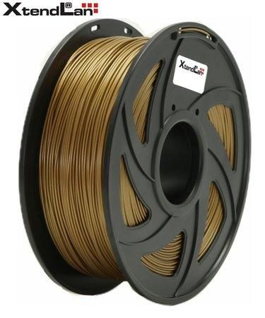 XtendLAN PETG filament 1,75mm zlatý 1kg, 3DF-PETG1.75-GD 1kg