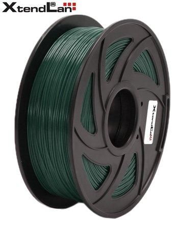 XtendLAN PLA filament 1,75mm myslivecky zelený 1kg, 3DF-PLA1.75-AGN 1kg
