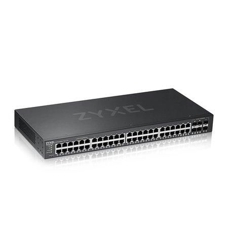 Zyxel GS2220-50,EU region,48-port GbE L2 Switch with GbE Uplink (1 year NCC Pro pack license bundled), GS2220-50-EU0101F
