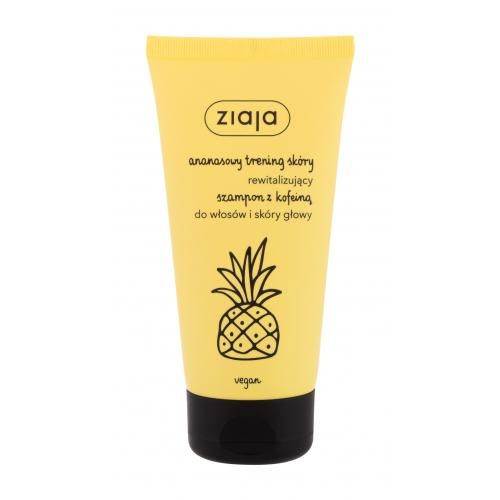 Ziaja Pineapple Caffeine 160 ml revitalizační šampon s ananasem a kofeinem pro ženy