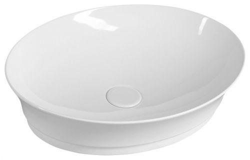 SAPHO IDEA keramické umyvadlo, 50x13x38 cm, na desku, bez přepadu WH102