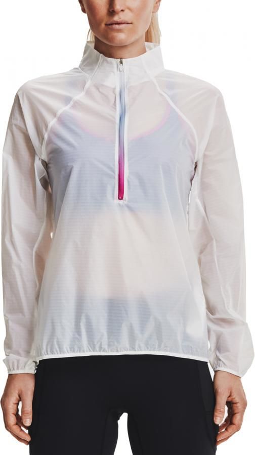 Bunda Under Armour UA Impasse Flow 1/2 Zip-WHT