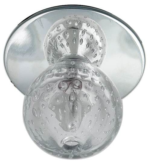 CLX Stropní podhledové bodové osvětlení GENOVEFA, 1xG4, 20W, chromované