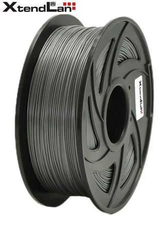 XtendLAN PLA filament 1,75mm stříbrný 1kg, 3DF-PLA1.75-SL 1kg