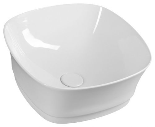 SAPHO IDEA keramické umyvadlo 42x18x42 cm, na desku, bez přepadu WH100