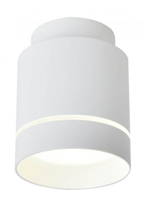 CLX LED stropní moderní osvětlení EMILIA-ROMAGNA, 12W, denní bílá, 10,5x7,9cm, kulaté, bílé