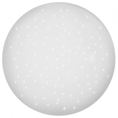 CLX LED přisazené stropní světlo s efektem noční oblohy ASTURIAS, 16W, studená bílá, 51cm, kulaté, bílé