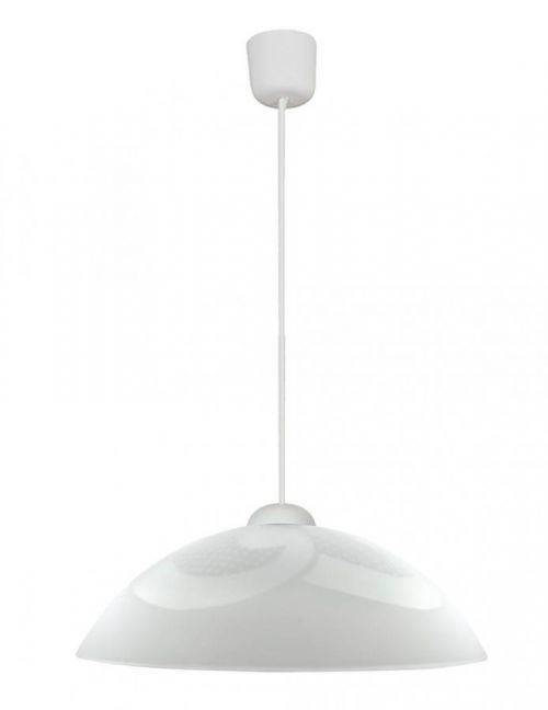 CLX Závěsné moderní osvětlení ORISTANO, 1xE27, 60W, bílé