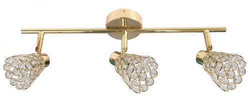 CLX Stropní designové osvětlení FORLI, 3xG9, 40W, mosazné