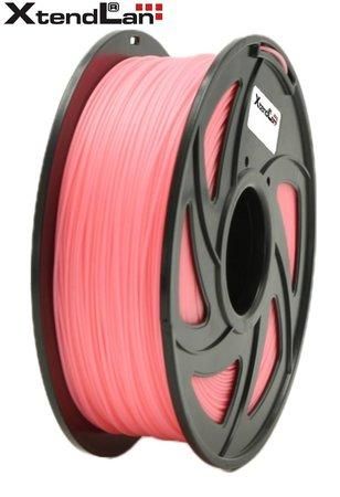 XtendLAN PLA filament 1,75mm zářivě růžový 1kg, 3DF-PLA1.75-FPK 1kg
