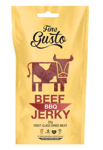 Fine Gusto - Sušené maso hovězí, 12g - BBQ