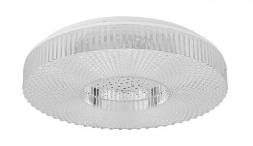 CLX LED stropní osvětlení SORRENTO, 24W, teplá bílá-studená bílá, 40cm, kulaté, čiré