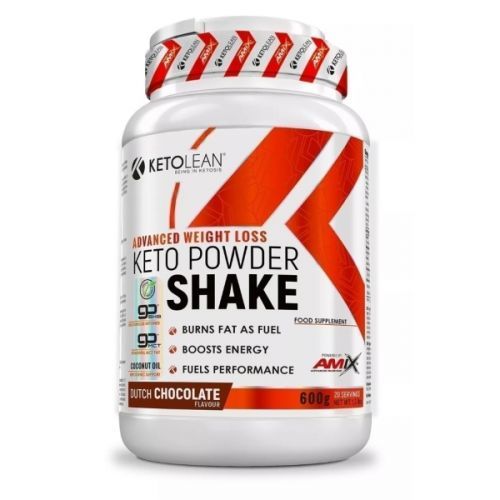 Amix KetoLean Keto goBHB Powder Shake 600 g jahoda