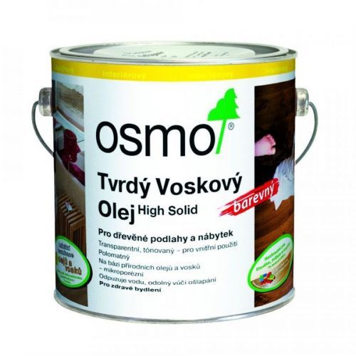 Olej tvrdý voskový Osmo 3073 hnědá zem 2,5 l